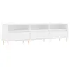 vidaXL Armoire TV Blanc 150x30x44,5 cm Bois composite - Voir les images du produit 3
