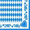 PAPSTAR Motivservietten "Bayrisch Blau" 400 x 400 mm 50 Produktbild-Vorschau 2