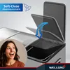 WELLGRO Treteimer 3x15L Silber – Edelstahl mit Softclose & Produktbild-Vorschau 5