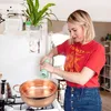 26cm Miedziany garnek z pokrywką Podgląd zdjęcia produktu 3