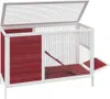 vidaXL králíkárna mocha 103x44x69,5 cm borovicový masiv Náhled obrázku produktu 4