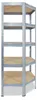 shelfplaza PRO 200x80x50 cm scaffale angolare in zincato Anteprima dell’immagine prodotto 5