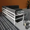 Garten-Lounge-Set Outdoor-Ecksofa + Glas-Couchtisch Jamila Produktbild-Vorschau 7