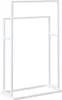 vidaXL Porte-serviettes blanc 48x24x78,5 cm fer Voir les images du produit 7