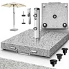 tillvex® Granit Sonnenschirmständer mit Rollen & Produktbild-Vorschau 1