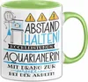 Aquarianerin Tasse Geschenk Lustig Abstand Halten Produktbild-Vorschau 1