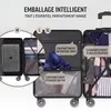 DEUBA® Set de 3x Valises Rigides M, L, XL - Serrure Voir les images du produit 3