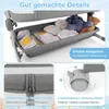 COSTWAY 3 in 1 Beistellbett mit Matratze, Babybett 6 Fach Produktbild-Vorschau 5