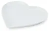 Servierteller, Servierplatte, Herz, 30 cm, Porzellan, Weiß Produktbild-Vorschau 2