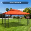 Outsunny Ersatzdach für Metallpavillon 3x4m Produktbild-Vorschau 2