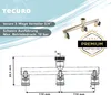 tecuro 3-Wege Verteiler 3/4 Zoll mit 3 x Kugelventil, für Produktbild-Vorschau 3