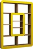 Skye Decor, Orkide - Walnut, Yellow, Bücherregale, Produktbild-Vorschau 3