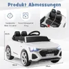 Auto elettrica per bambini COSTWAY Audi SQ8, auto elettrica Anteprima dell’immagine prodotto 3