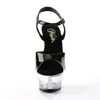 KISS-209 Damen Sandale von Pleaser, Schwarz Transparent , Produktbild-Vorschau 6