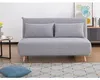 Canapé en tissu convertible en lit double - Gris - 148 x Voir les images du produit 6