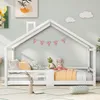 Hausbett mit Lattenrost, Kaltschaummatratze und Produktbild-Vorschau 2