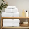 Ręczniki kąpielowe vidaXL Premium SOLUND, 4 szt., białe, Podgląd zdjęcia produktu 2