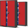 2er Set Aktenschrank XXL C001II Büroschrank Metallschrank Produktbild-Vorschau 1