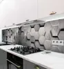 Küchenrückwand selbstklebend Abstrakte Sechsecke 3D Produktbild-Vorschau 2