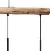 Hängeleuchte, Glasschirm, Holzoptik, braun, H 130 cm Produktbild-Vorschau 12