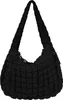 Große gesteppte Crossbody-Tasche aus Baumwolle für Damen Produktbild-Vorschau 1