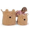 CHILDHOME Aufbewahrungskorb Teddy 30x30x30 cm Beige Produktbild-Vorschau 4