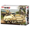 Sluban WWII M38-B0695 Nemecký polopásový traktor - Náhľad obrázku produktu 1