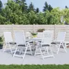vidaXL Stuhlkissen 6 Stk. Grau 50x50x7 cm Oxford-Gewebe Produktbild-Vorschau 2