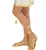 Goldene Sandalen Kostümzubehör - Widmann Party Fashion Produktbild-Vorschau 3