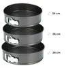 Lot de 3 moules à pâtisserie Ø 24 cm, 26 cm et 28 cm, Voir les images du produit 9