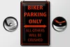 Blechschild Fahrrad 20x30cm Biker parking only Produktbild-Vorschau 2