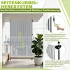 YRHome Vertikalmarkise 100 × 310 cm Markise Balkon Terrasse Produktbild-Vorschau 6