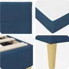Bettrahmen Blau 80 x 200 cm Polyester Produktbild-Vorschau 9