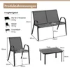 COSTWAY 4-tlg. Gartenmöbel Set, Balkonmöbel, Produktbild-Vorschau 7