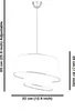 Opviq, Barette Hazeran - Beige, Black, Kronleuchter, Beige, Produktbild-Vorschau 4