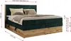 MKS MEBLE Boxspringbett WOOD CLASSIC KING, Doppelbett mit Produktbild-Vorschau 7