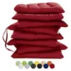 Lavea® Sitzkissen 40x40 cm, 8er Set, Bordeaux - mit Produktbild-Vorschau 1