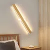 ZMH LED Wandleuchte innen Wandlampe Holz 100 CM 36W Modern Produktbild-Vorschau 8