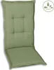A light green chair cushion is shown against a white background. Produktbild-Vorschau