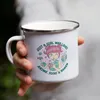 Just a girl who loves Anime, Sushi and Ramen Emaille Tasse Produktbild-Vorschau 4