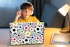 MuchoWow® Laptop Aufkleber Sticker Cover Fußball - Cartoon Produktbild-Vorschau 3