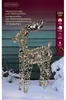 Lumineo LED renna 100 LED 37x66 cm oro bianco caldo, a Anteprima dell’immagine prodotto 7