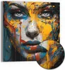 DEQOART Hybrid Leinwand Bild 30x30 cm 'Farbige Produktbild-Vorschau 1
