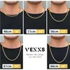 Herren Panzerkette 18K Gold beschichtet Cuban Halskette Produktbild-Vorschau 4