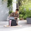 Aufbewahrungsbox 3in1 Schwarz Beistelltisch Hocker Produktbild-Vorschau 13