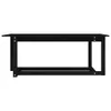 vidaXL Couchtisch Schwarz 110x55x45 cm Massivholz Kiefer -  Produktbild-Vorschau 4