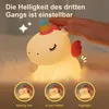 Einhorn Nachtlicht für Kinder - Dimmbares Silikon Produktbild-Vorschau 4