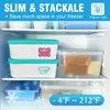 Bocaux à glace de 1,5 l, réutilisables, hermétiques, avec Voir les images du produit 3