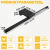 UISEBRT LED Spiegelleuchte Bad 60cm 15W Kaltweiß 1050LM, Produktbild-Vorschau 2