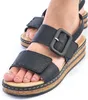 Rieker, Damen Sandalette, Schwarz, 40 EU, Keilabsatz, Produktbild-Vorschau 18